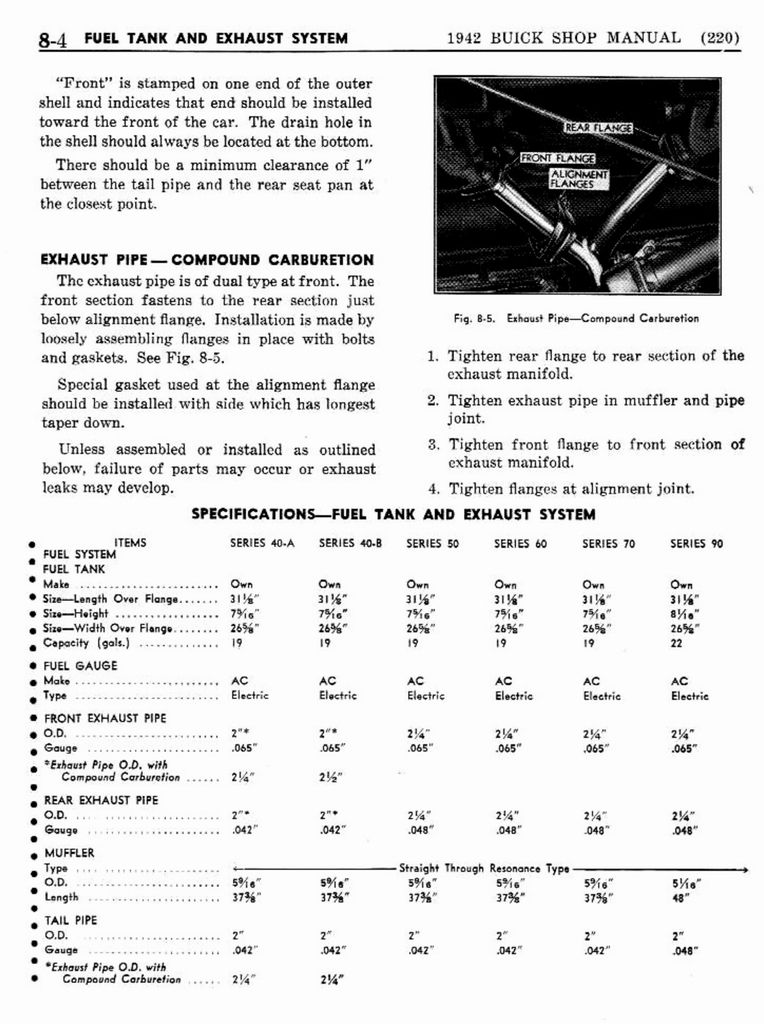 n_09 1942 Buick Shop Manual - Fuel Tank & Exhaust-004-004.jpg